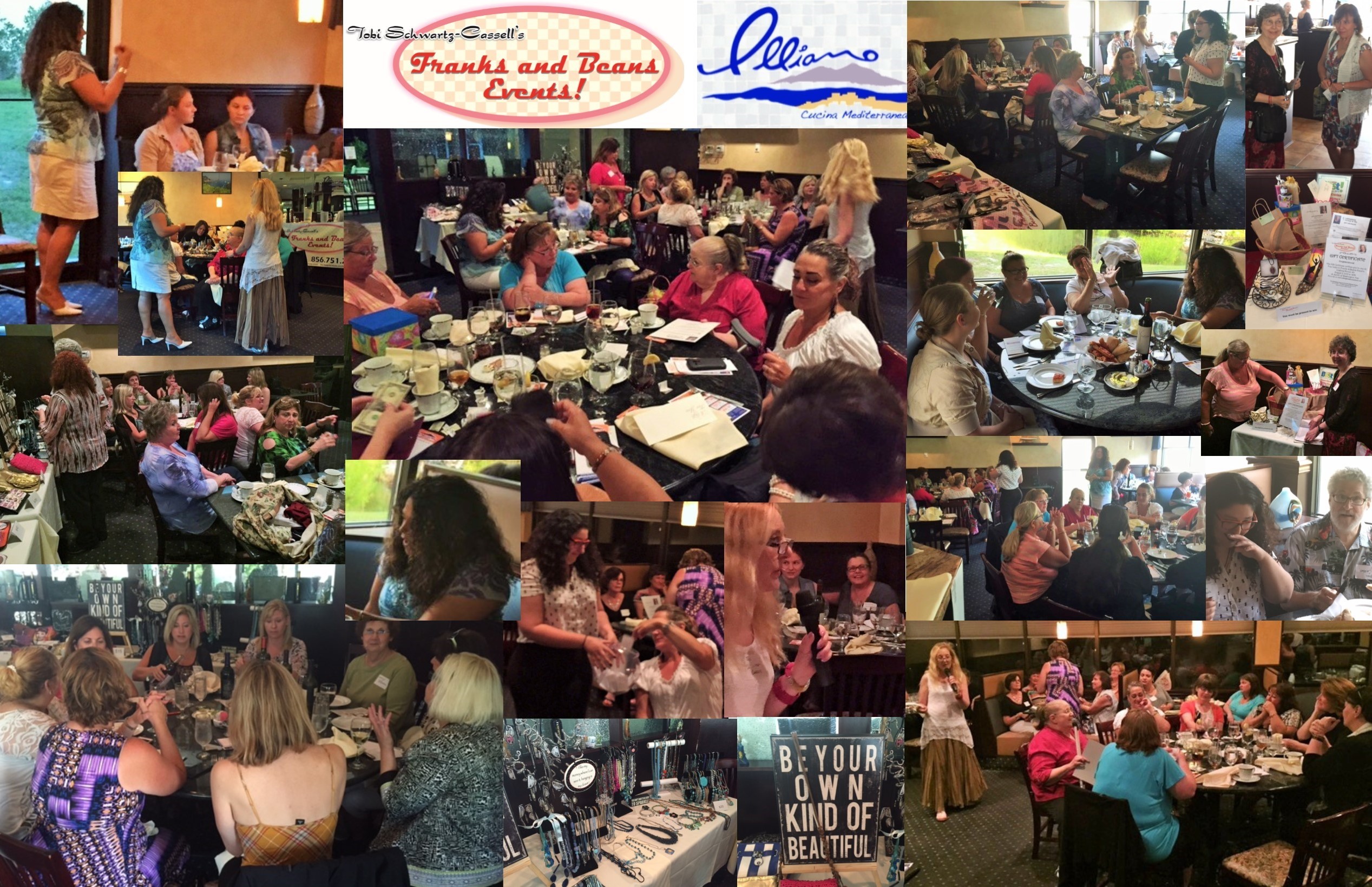 Rhonda was accurate, compassionate and funny. Illiano's food and service were perfect. And everyone had a blast with the door prizes!