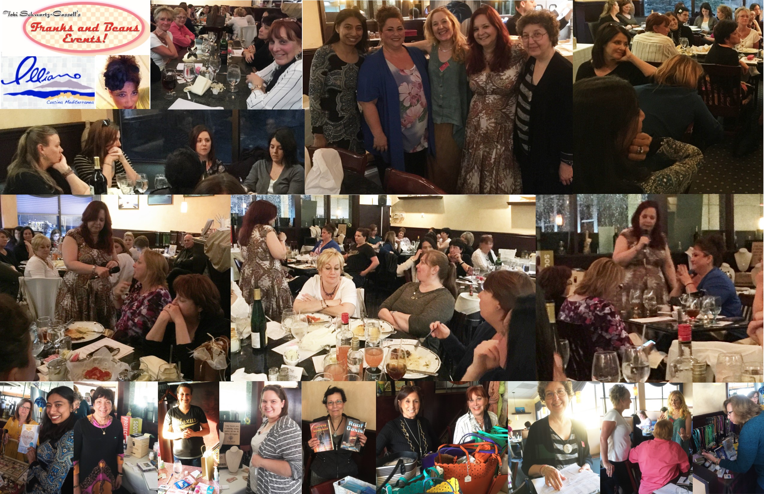 April is Franks & Beans Events' birthday month! And our 2nd birthday was celebrated with a sell-out crowd to our Psychic Dinner #22 with Psychic Medium Tracy Farquhar. We thank our Lead Sponsor Kim Konefsky of Jeunesse, and we thank our vendors, too.