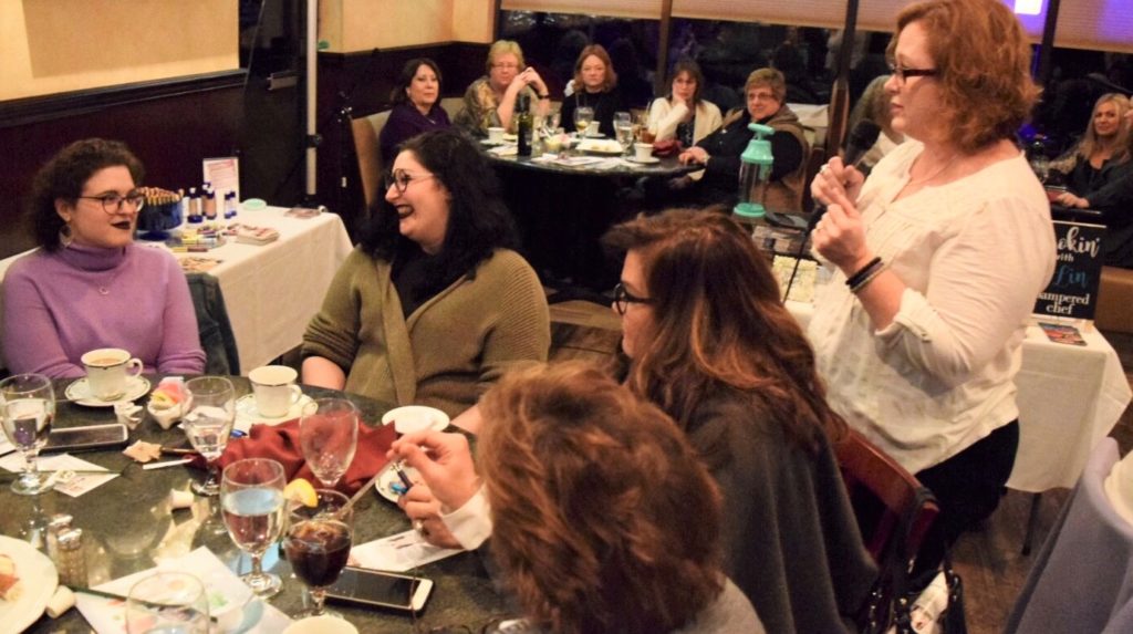 Guest Table at our Psychic Dinner