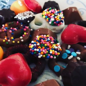 make and take chocolate high heels