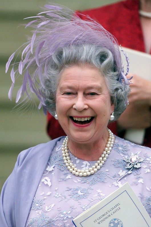Queen Elizabeth's Blue Hair-July 6 2020 - Girls' Nights Out