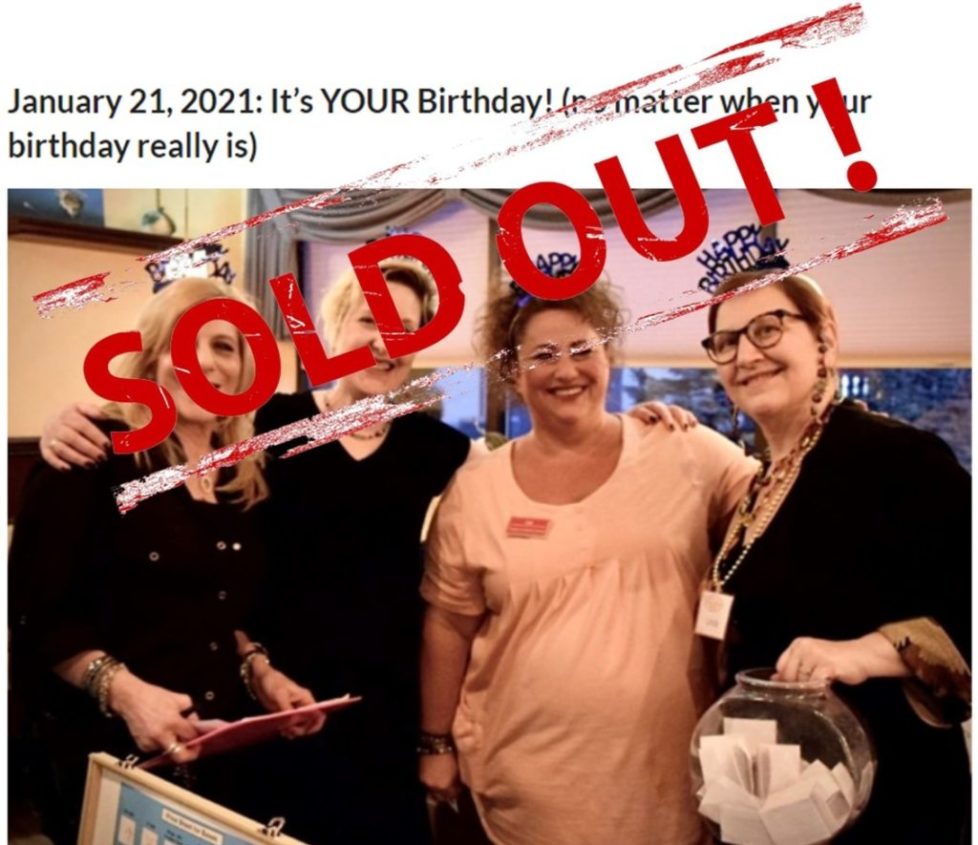 Ad for Events-Bday 5 SOLD OUT