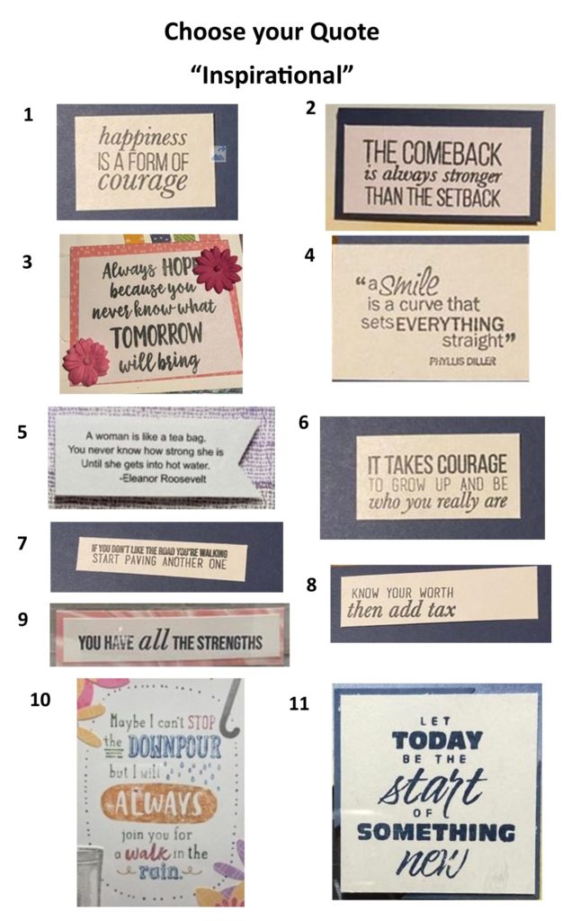 Choices for Inspo Quotes