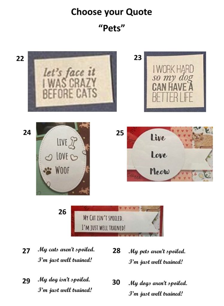 Choices for Pet Quotes Apr 13 2023